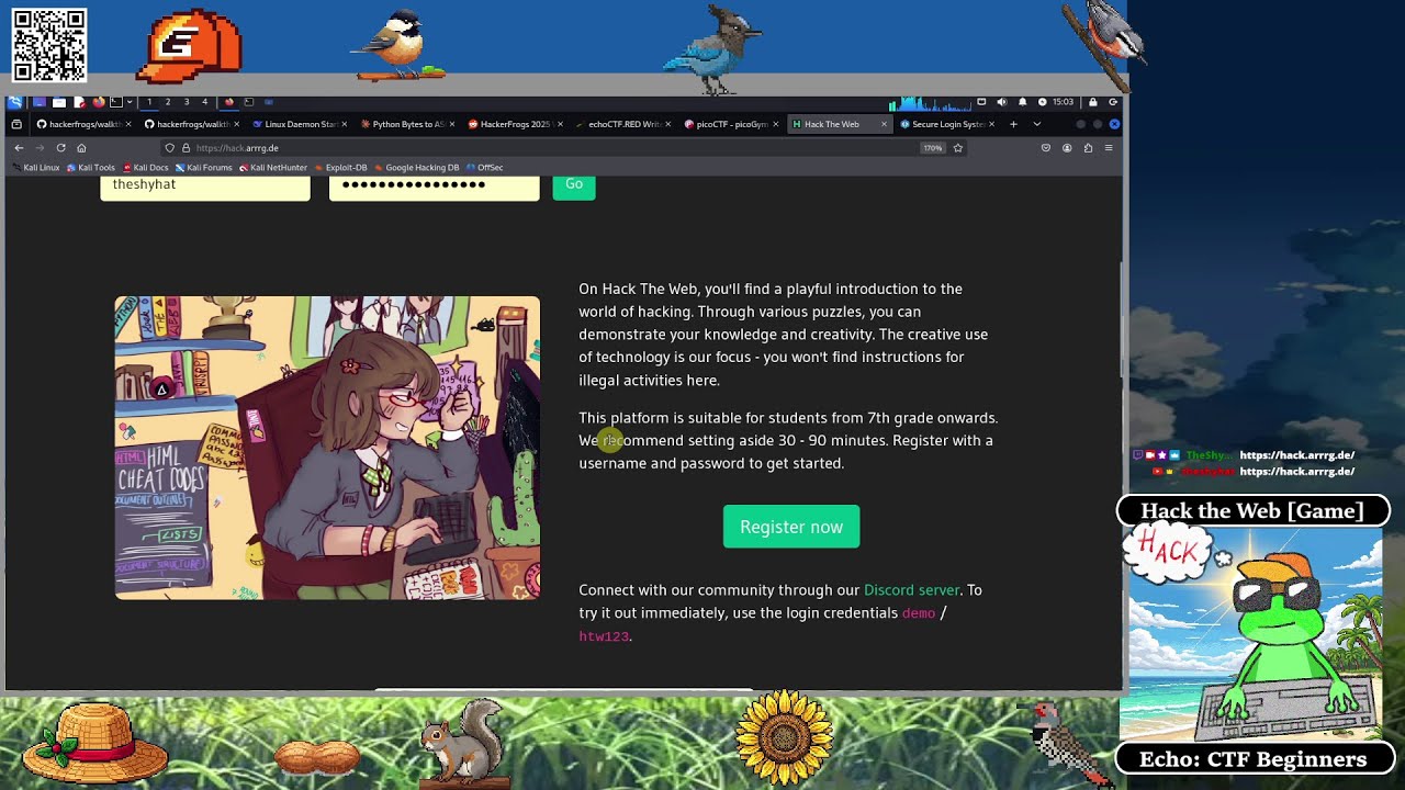 Hack the Web With Games and Coding!