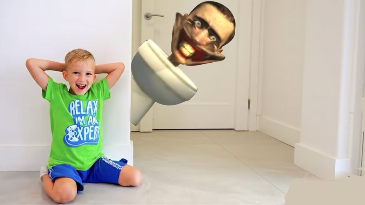 Vlad and Nikita Have Fun with a Crazy Mombie Doll ! With skibidi Toilet | Logo Effect 