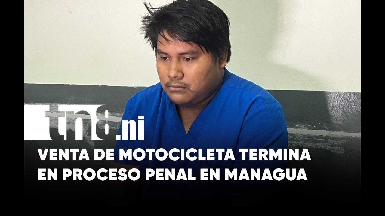 Acusado por ser cómplice en robo de una moto en Plaza La Fe, Managua
