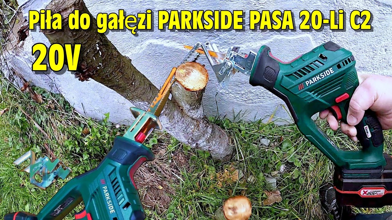 Piła do gałęzi PARKSIDE PASA 20-Li C2, sprawdzi się tam, gdzie inne piły zawodzą