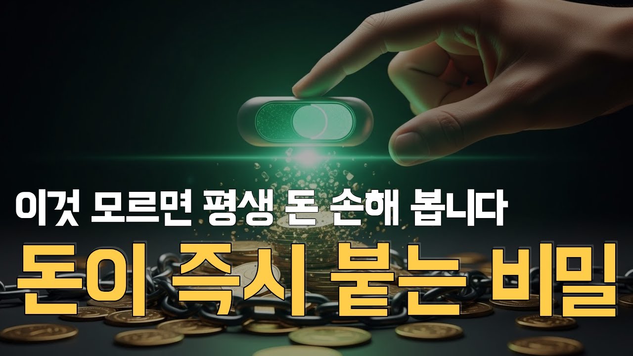 평생 돈 손해 막아주는 '단 하나의 진동' 비밀