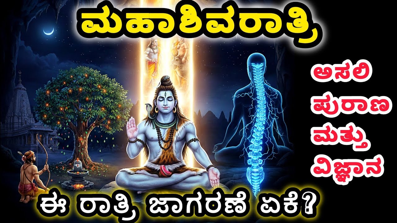 ಮಹಾಶಿವರಾತ್ರಿ🔱 ಈ ರಾತ್ರಿ ಜಾಗರಣೆ ಇರಲೇಬೇಕು ಏಕೆ? ಲಿಂಗೋದ್ಭವದ ರಹಸ್ಯವೇನು? ಮಹಾಶಿವರಾತ್ರಿಯ ಅದ್ಭುತ ಪುರಾಣ ಕಥೆಗಳು!