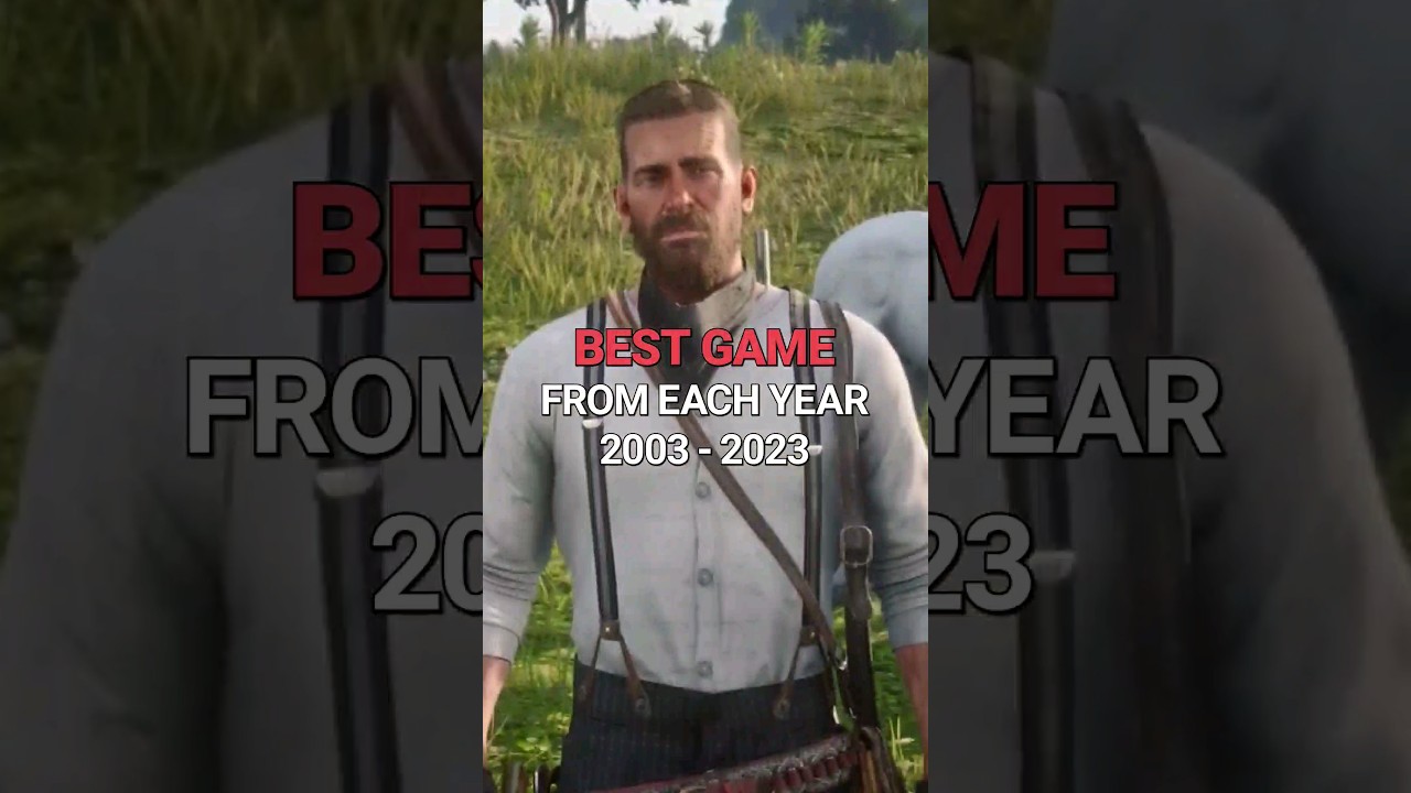 Best Game From Each Year #shorts #gaming #sekiro #ghostoftsushima #residentevil #eldenring #rdr2