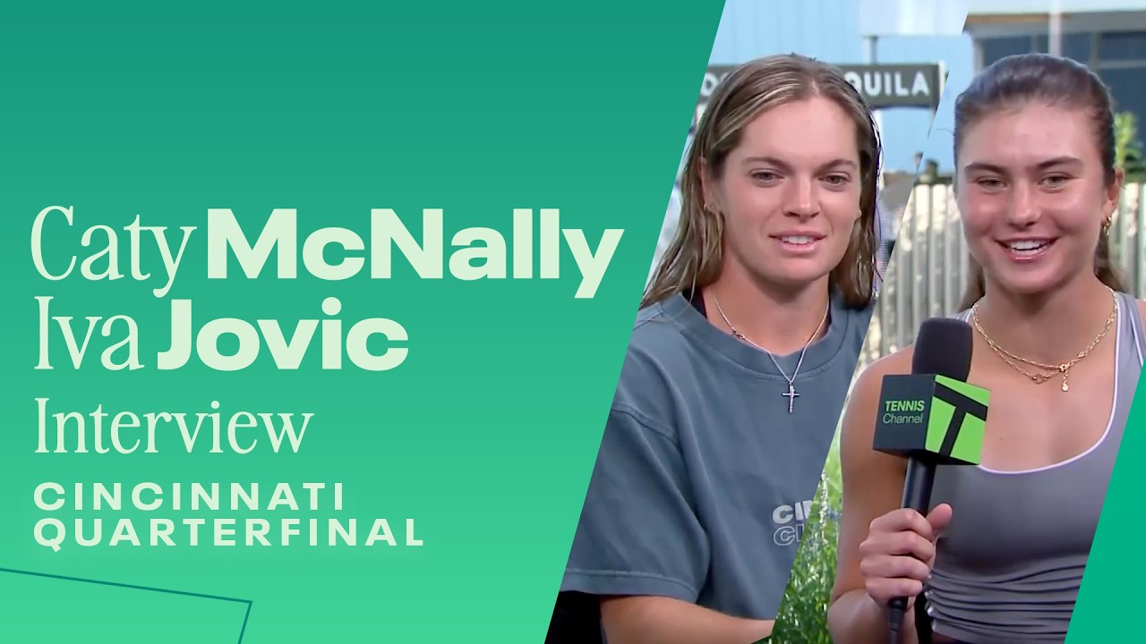 Iva Jovic and Caty McNally advance to Cincinnati semifinals 🤗 | 2026 Cincinnati