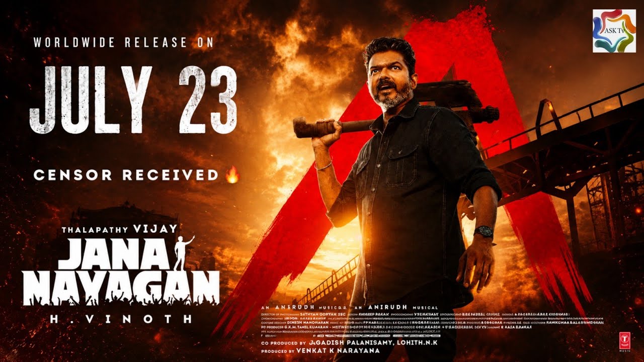 Jana Nayagan A Censor Certificate Received - Jananayagan Release Date | Thalapathy Vijay | KVN |