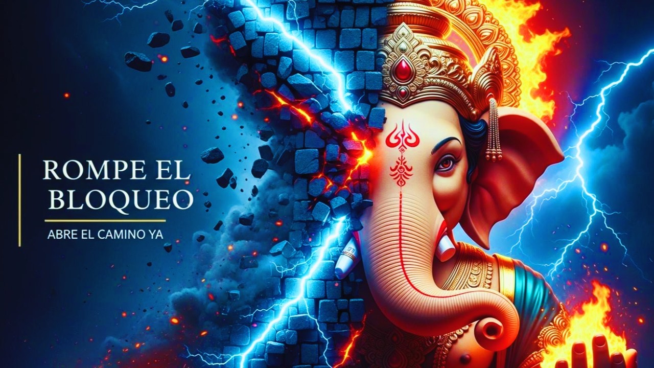 ¿Te sientes bloqueado? Poderoso canto de Ganesha 🧱⚡ Vakratunda Mahakaya para eliminar obstáculos 🐘✨