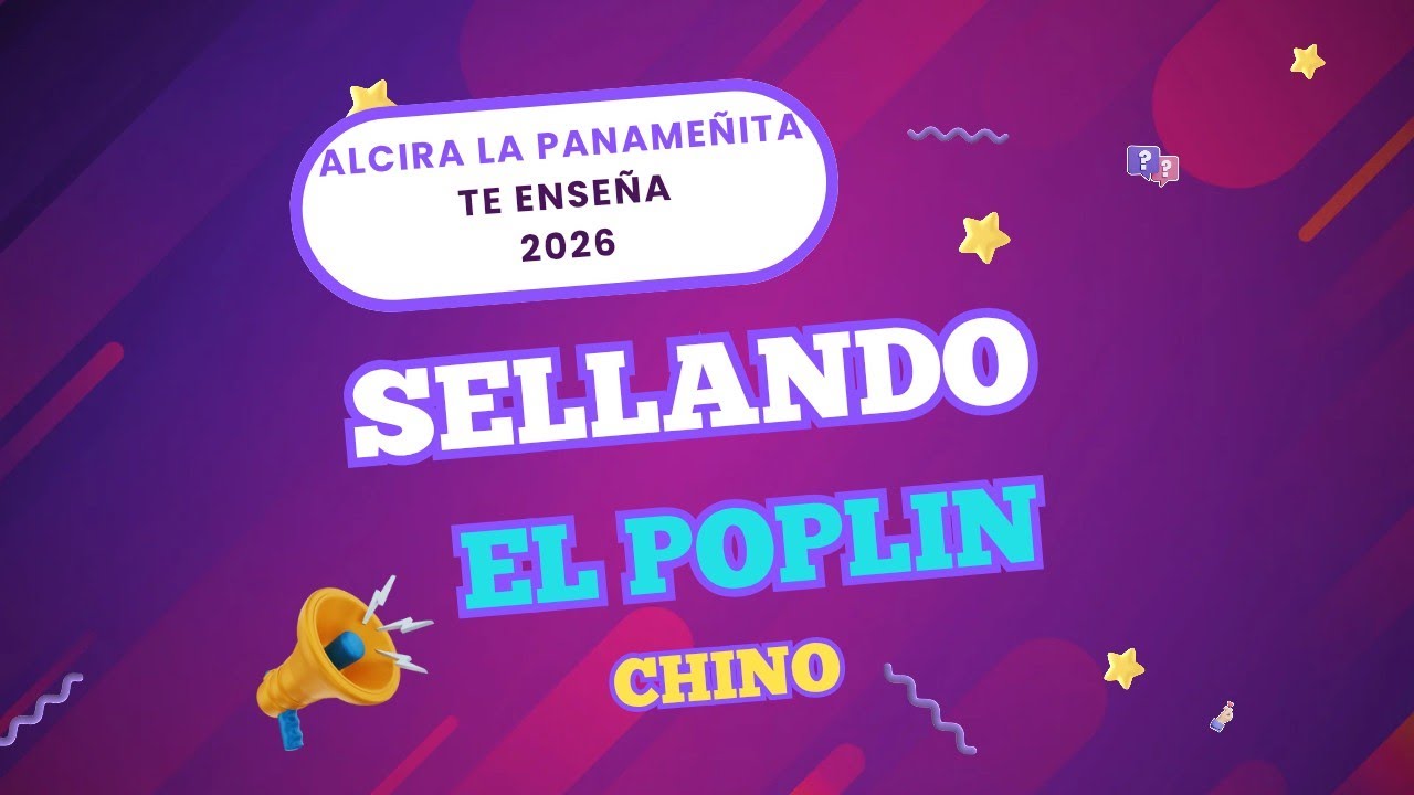 Sellando el color del poplin chino