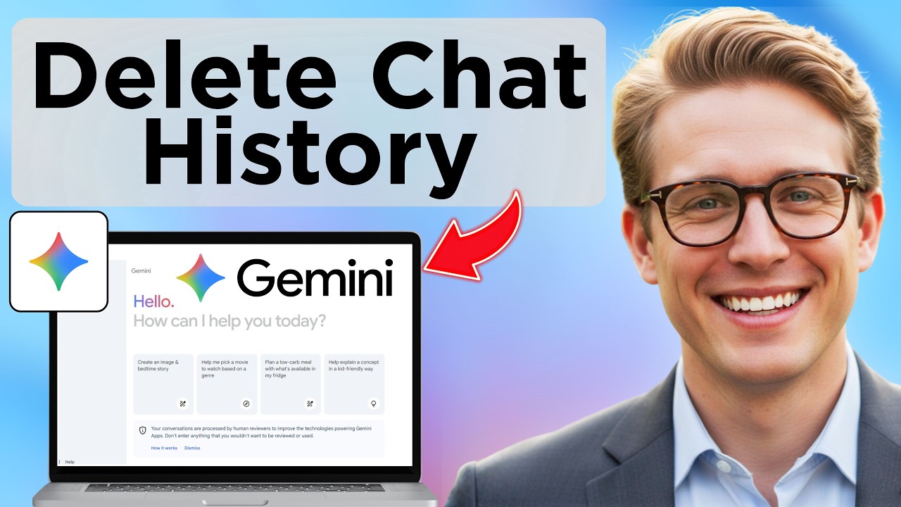 Как удалить историю чата Google Gemini (ПОЛНОЕ РУКОВОДСТВО 2025)