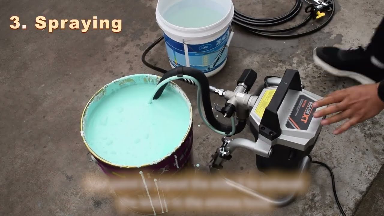 MAXXT Airless Paint Sprayer for Home Interior and Exterior House Painting Shed Fence Deck Furniture