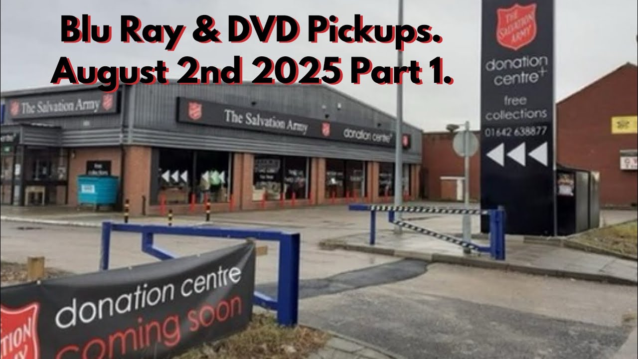 My Salvation Army DVD and Blu Ray Pickups. August 2nd 2025 Part 1.