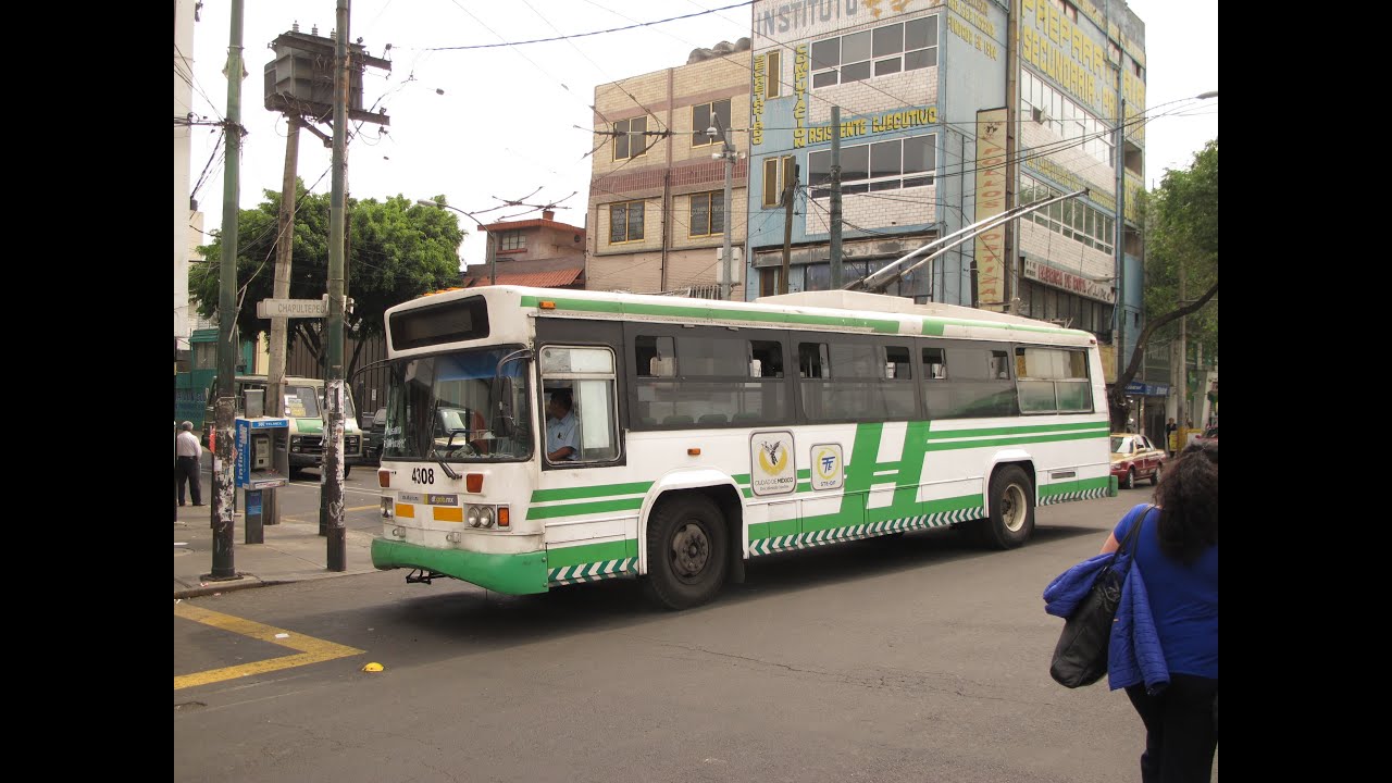 MEXICO CITY RUSH HOURS 24 7 TROLLEYS AND BUSES APRIL 2015
