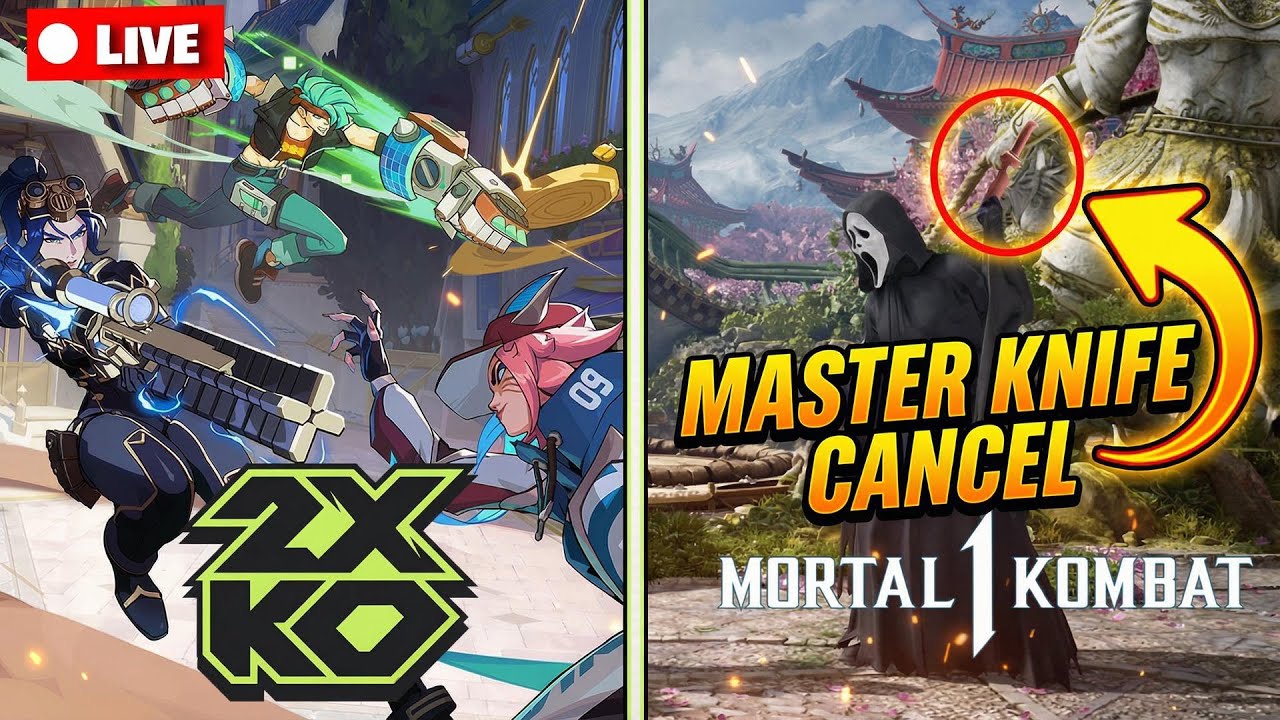 🔴MK1 | Helping Subscribers MASTER Ghostface KNIFE CANCEL! + 2XKO Chill Matches 🔴
