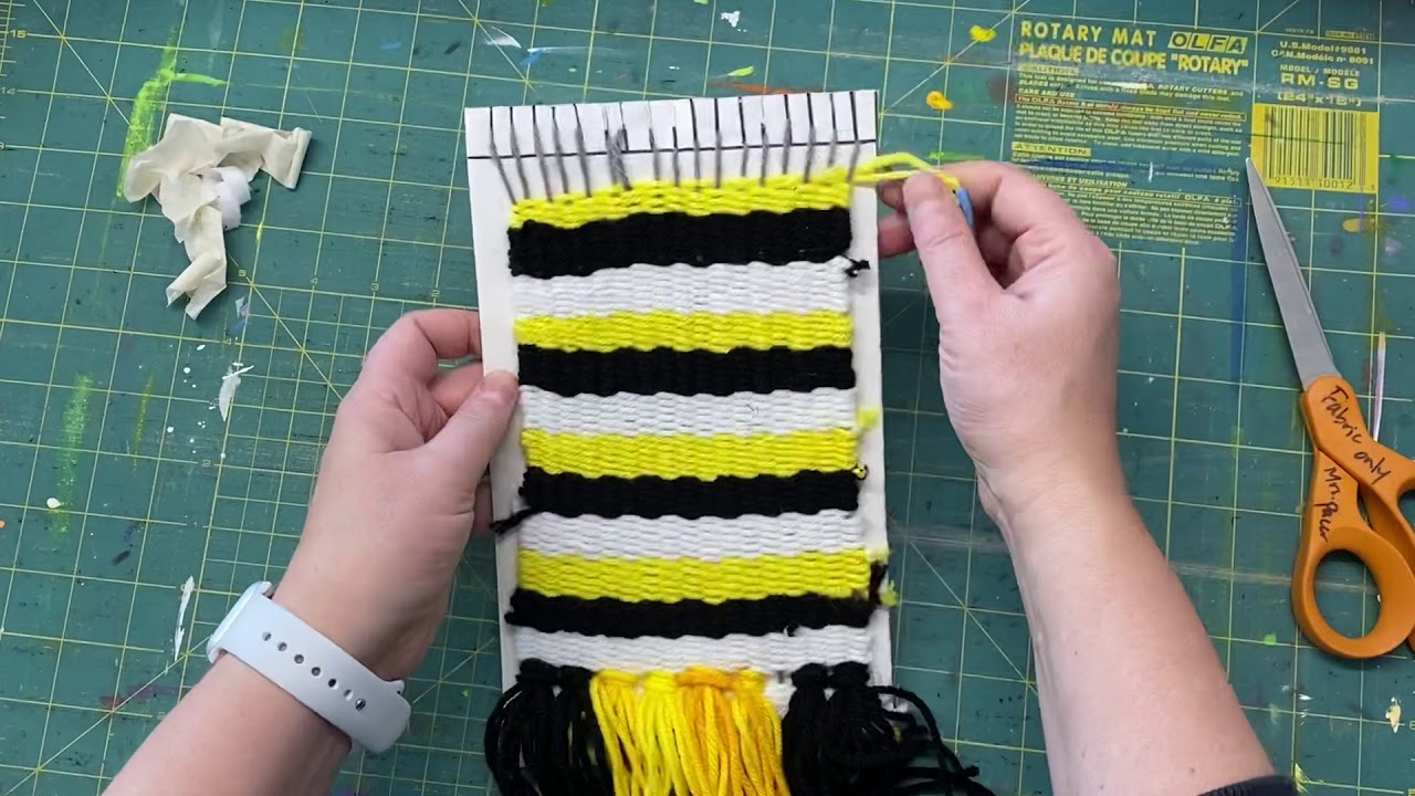 Weaving - How to Take the Weave off the Loom