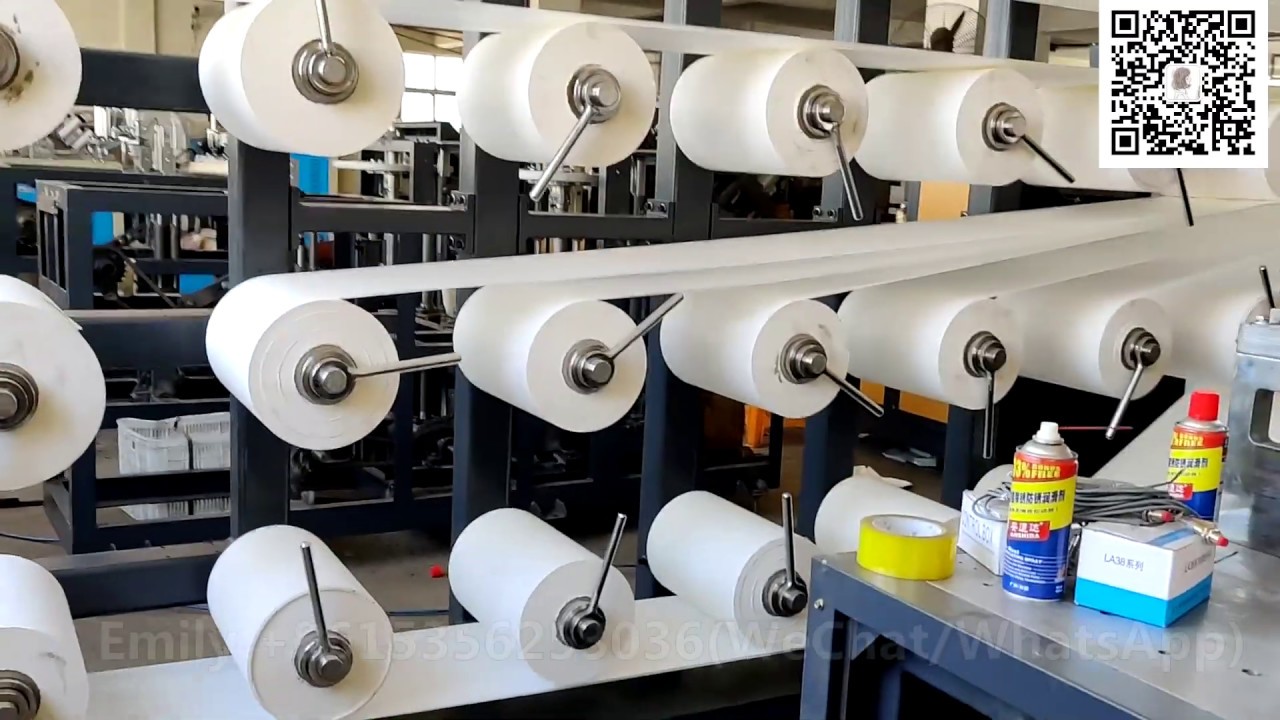 24 Roll Case muffin cup machine/ Automatic Cake tray Making Machine High Speed ( 2020 New ! )