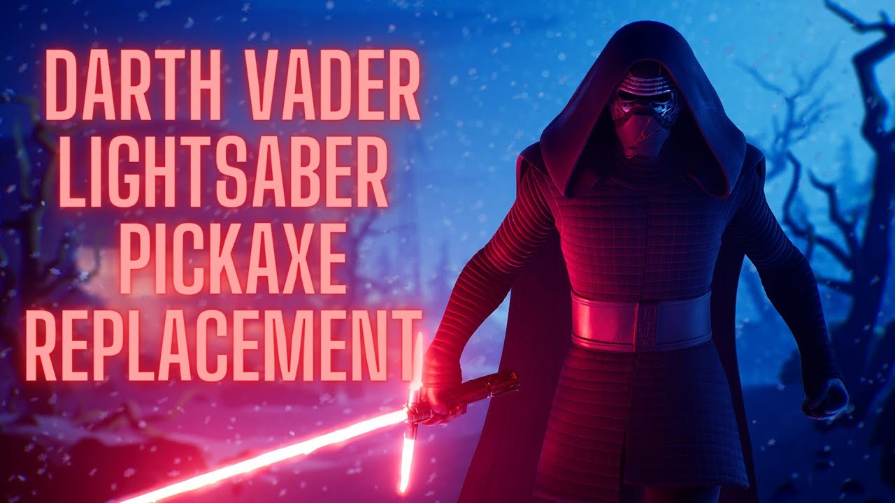 LIGHTSABER PICKAXE REPLACEMENT!!! DARTH VADER PICKAXE | Light Blade Pickaxe Gameplay - Fortnite