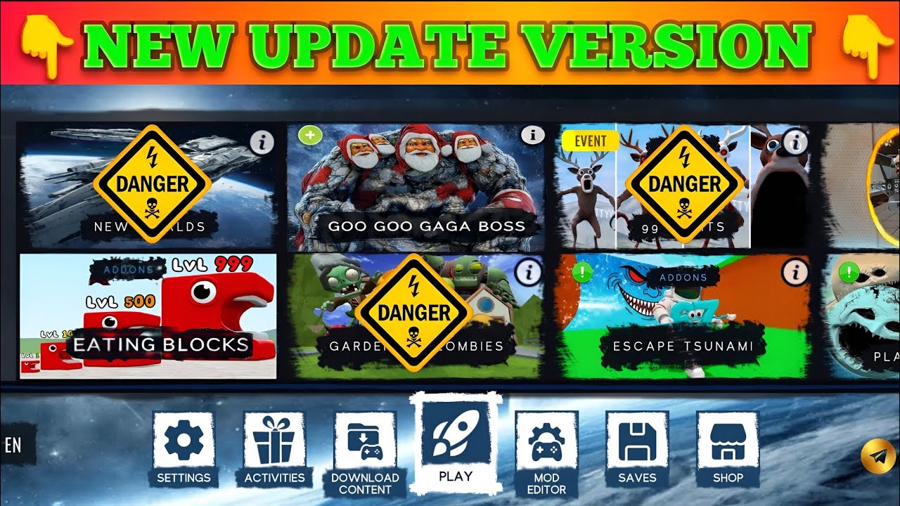 🌈 3.19.1 Sandbox in space mod! New update is now available 