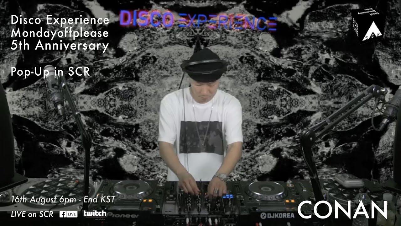 DJ Conan : Disco Experience X Mondayoffplease 5th Anniversary Pop-Up in SCR (2020 08 16)
