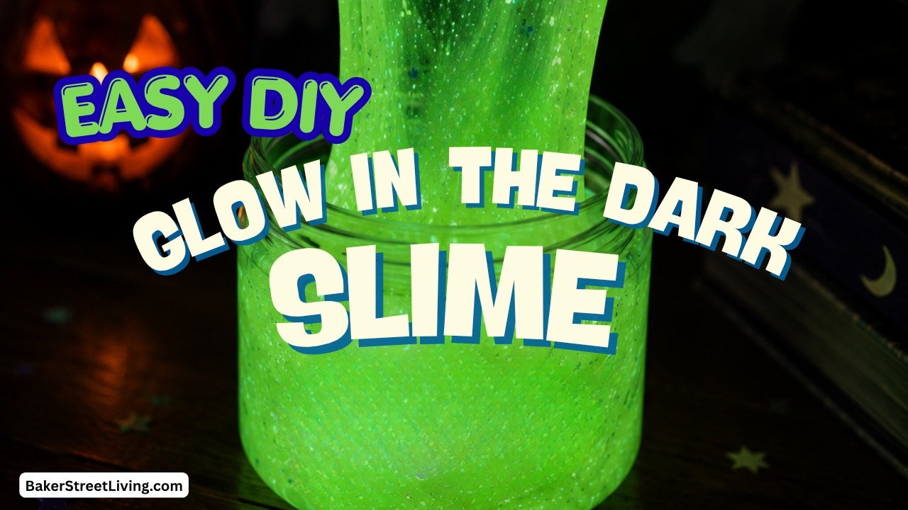 DIY Glow in the Dark Slime | Easy Homemade Slime Recipe That Really Glows!