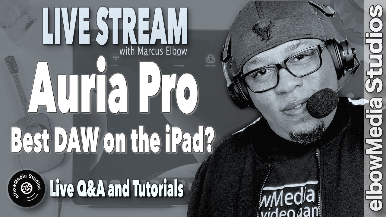 Учебное пособие по Auria Pro | Лучшая ли это DAW на iPad? | Прямая трансляция с Маркусом Элбоу