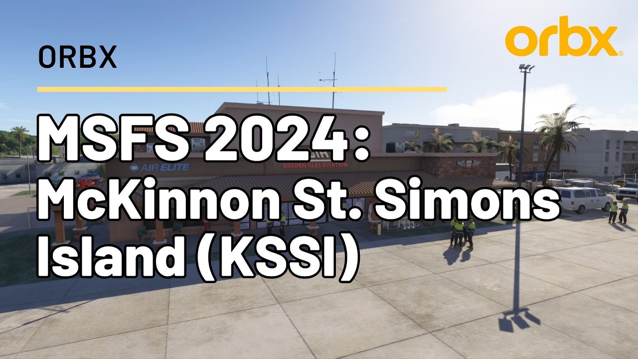 Orbx - Lotnisko McKinnon St. Simons Island (KSSI) - pierwsze wrażenia | MSFS 2024