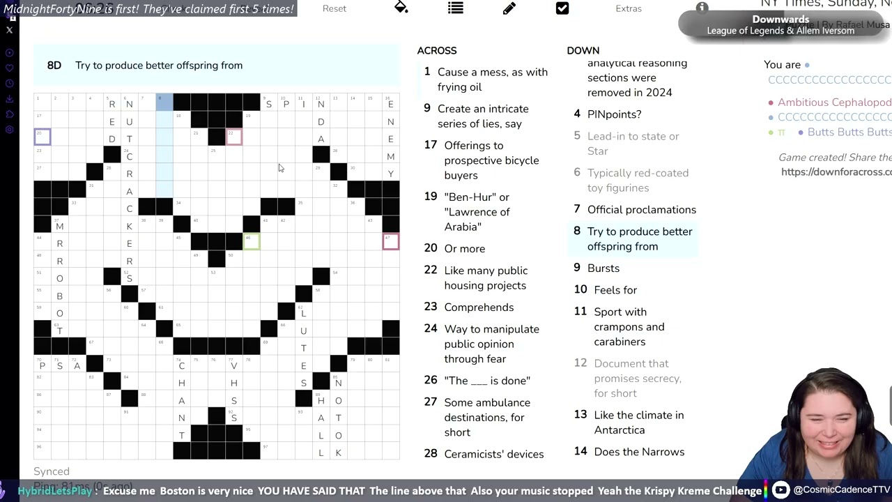 Crosswords Stream 1
