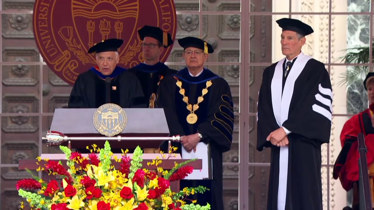 Dr. Gary K. Michelson Receives/Awarded USC Doctorate of Humane Letters