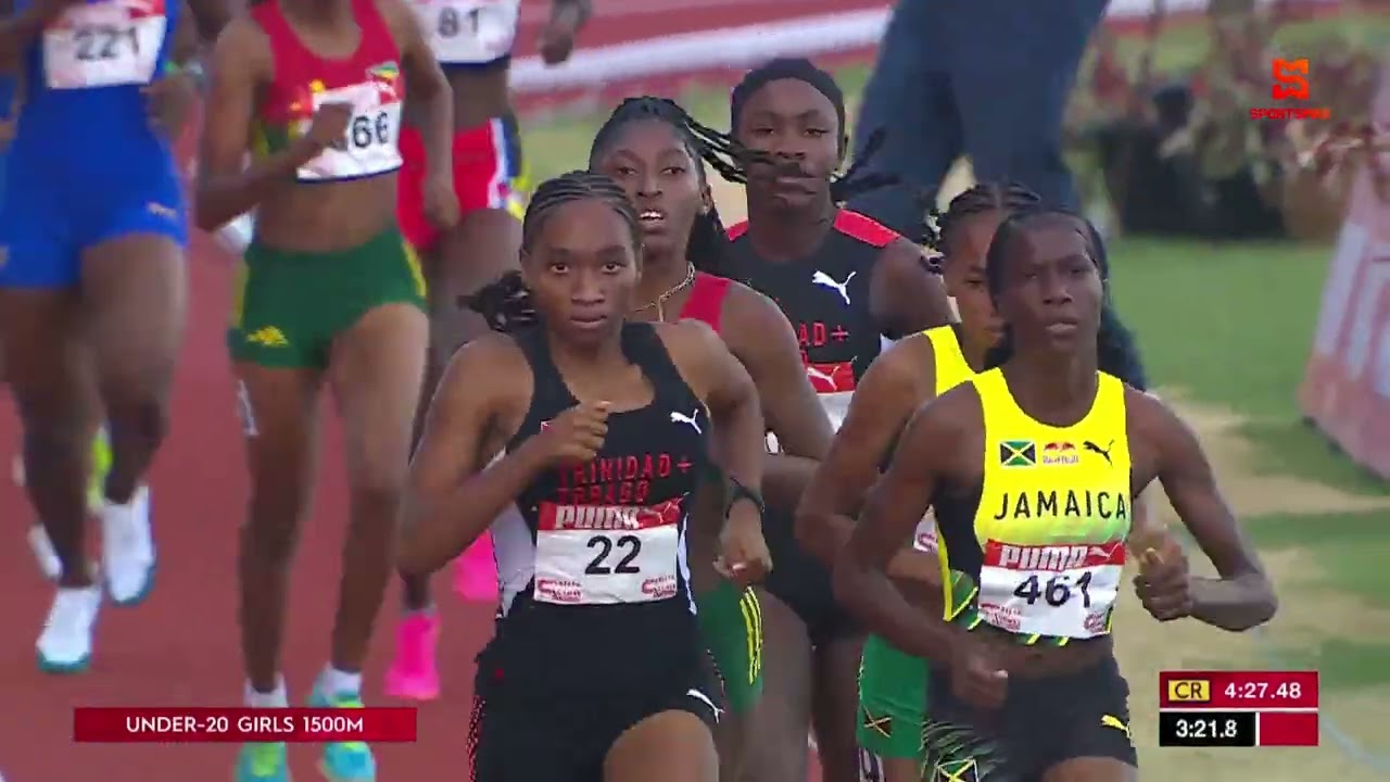 Girls 1500M Dash U-20 | Final | CARIFTA 2025 Trinidad & Tobago | SportsMax TV