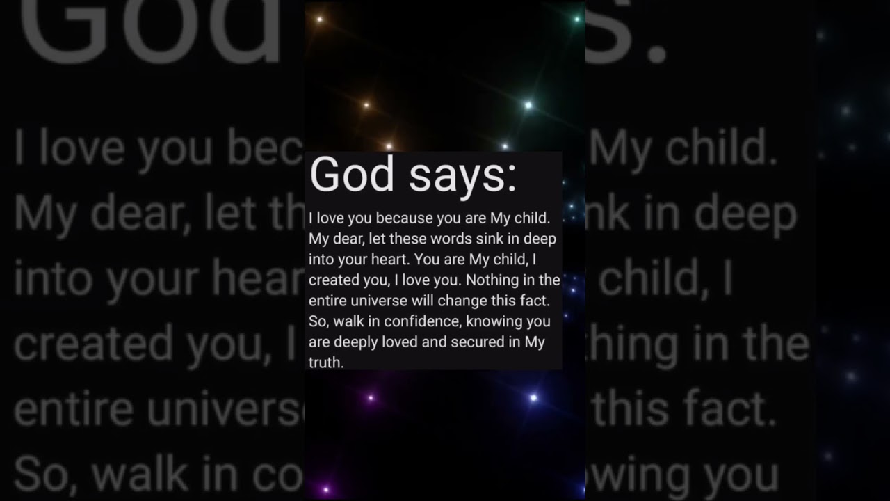 God says:  #godsmessage #shortsfeed #godsmessagetoday #godissayingtoyoutoday