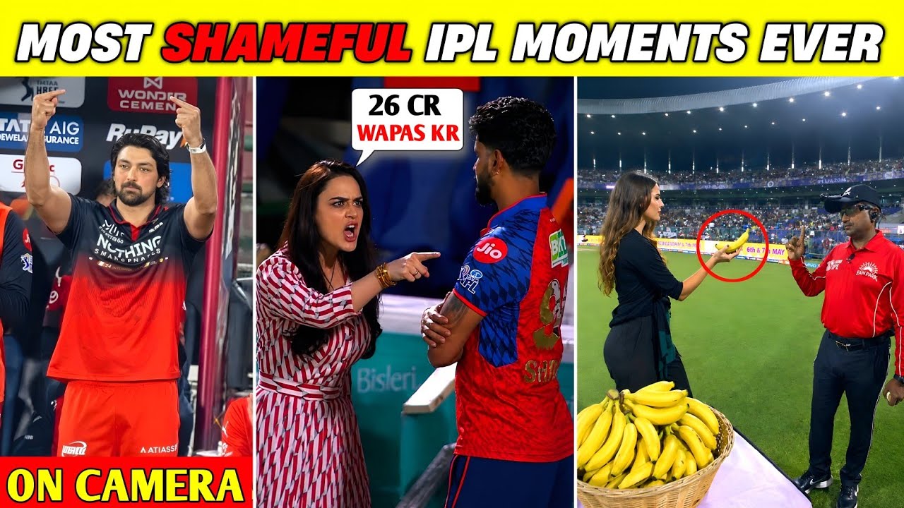 Shameful IPL Moments Ever Caught On Camera 😳 | Darkest IPL Moments Ever Recorded