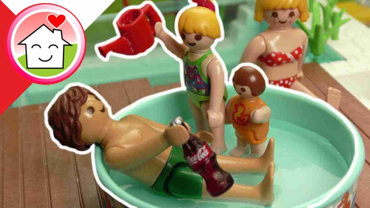 Playmobil po polsku Filmiki o lecie, słońcu i lodach - Rodzina Hauser