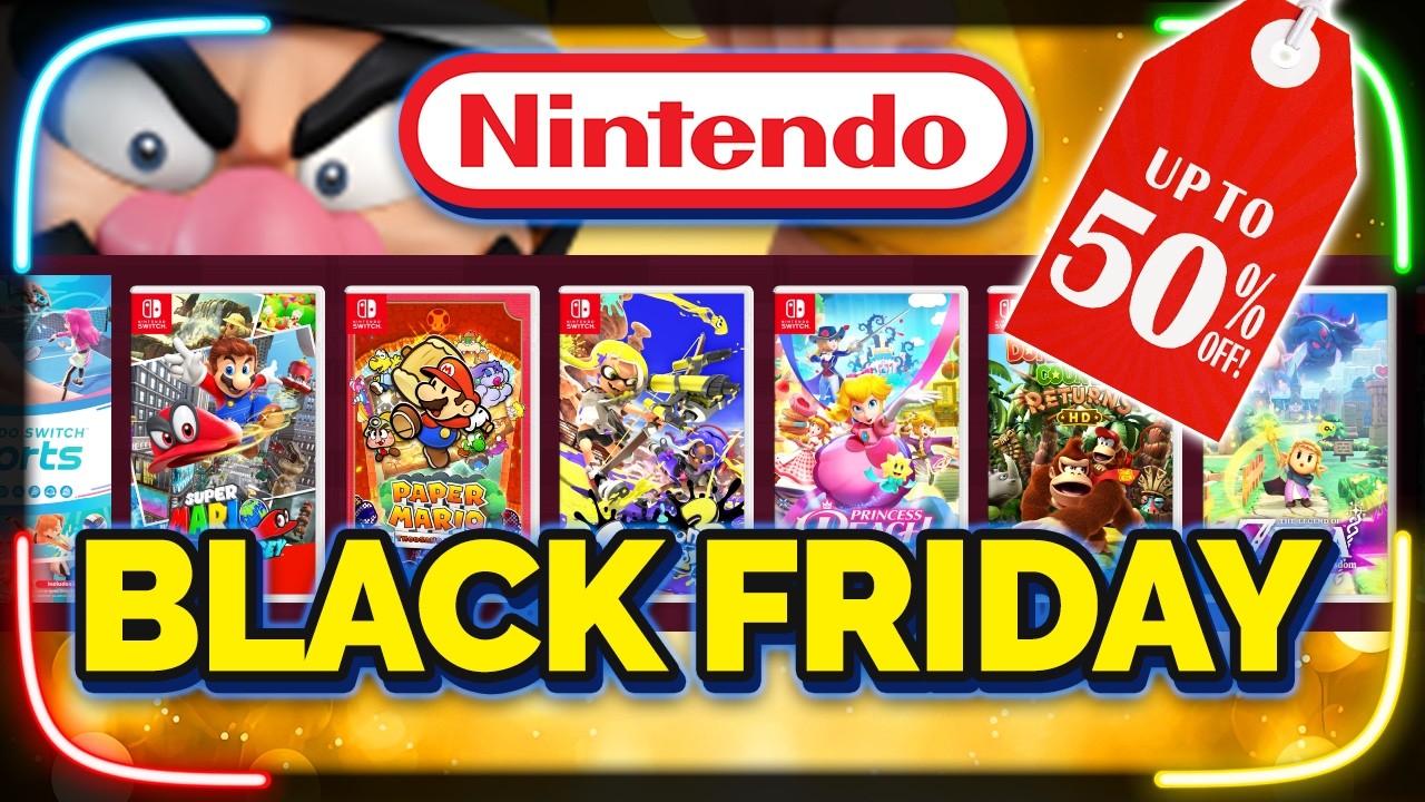 Nintendo Black Friday Deals! $30 Off MAJOR Games!
