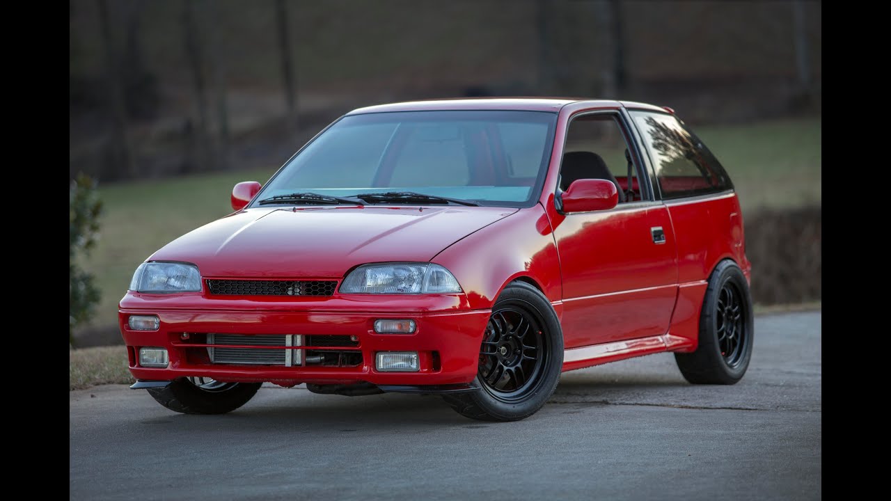 Hayabusa Swapped Suzuki Swift Gti