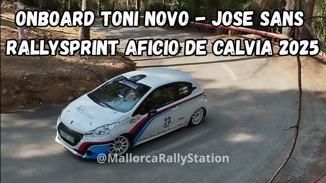 {ONBOARD} TONI NOVO - JOSE SANS | RALLYSPRINT AFICIO DE CALVIA 2025 | TRAMO CAPDELLA - GALILEA