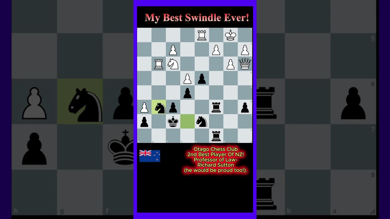 Best Chess Swindle Ever     #shorts