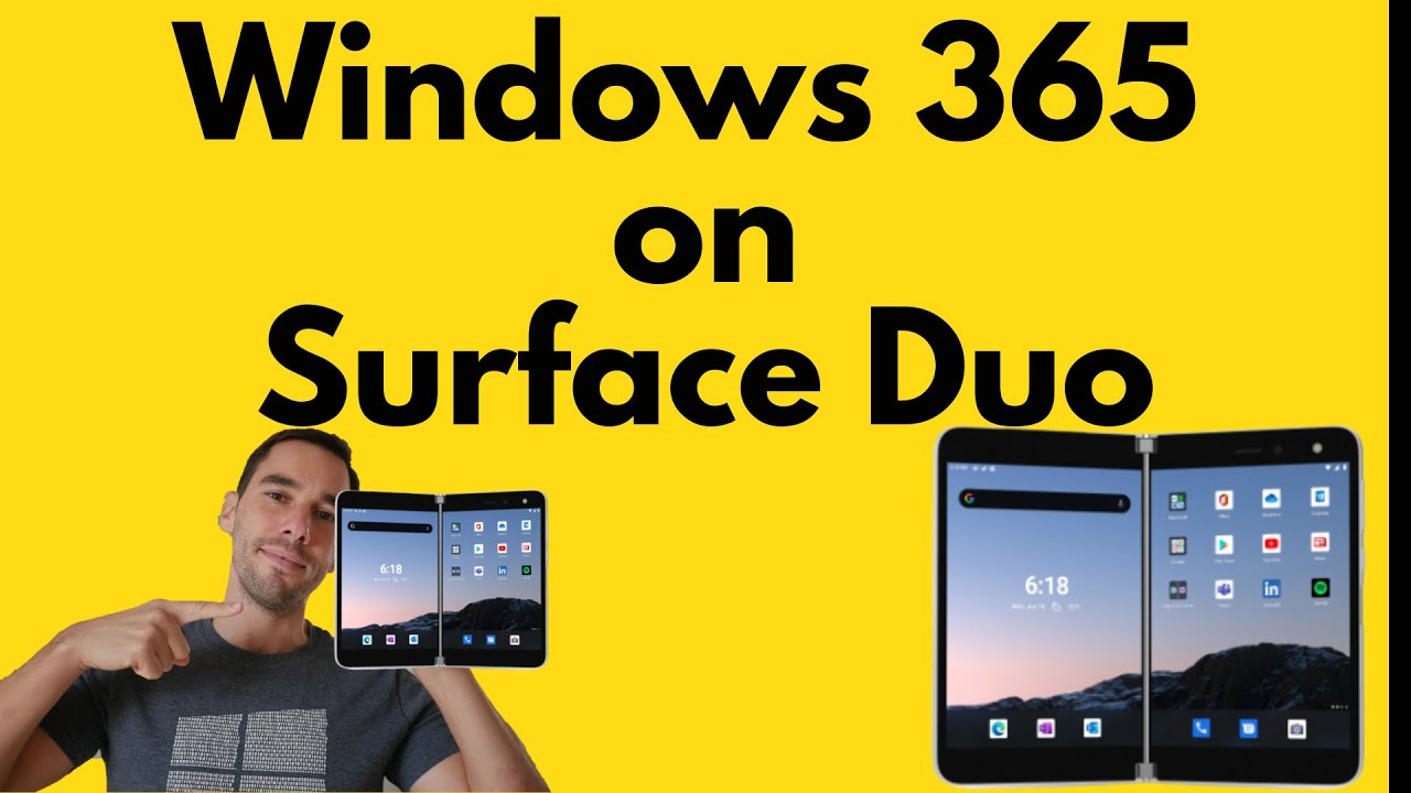 Using Windows 365 on the Surface Duo