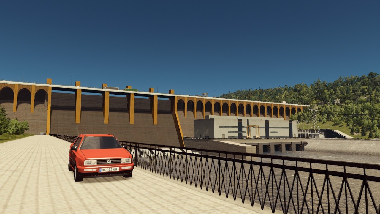 Cities skylines - Dam, cinematic