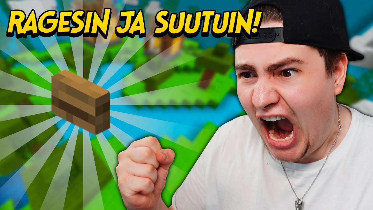 Pelasin mulle tehdyn Minecraft kartan ja RAIVOSTUIN!