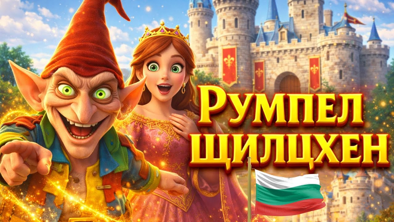 🧙‍♂️✨ РУМПЕЛЩИЛЦХЕН | Детска приказка на български | Злато от слама | Братя Грим