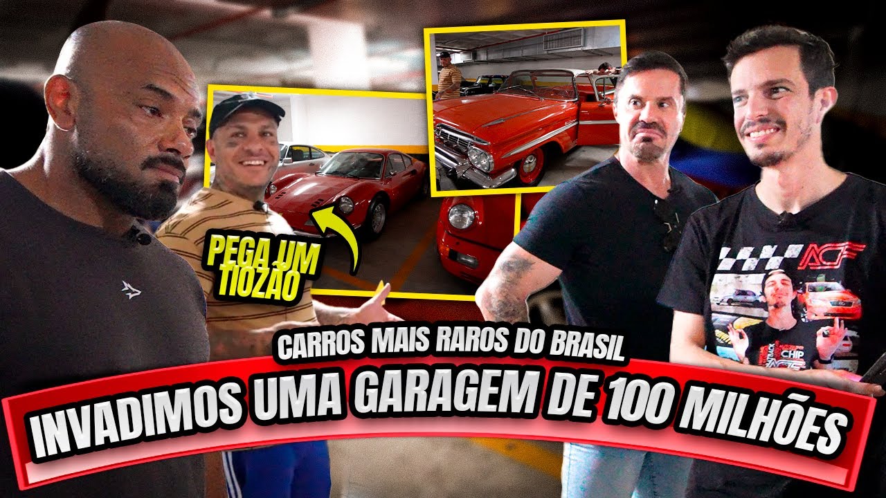 INVADIMOS UMA GARAGEM DE 100 MILH&Otilde;ES EM CARROS RAROS COM TOGURO, BALESTRIN, CARIANI E RICARDINHO ACF