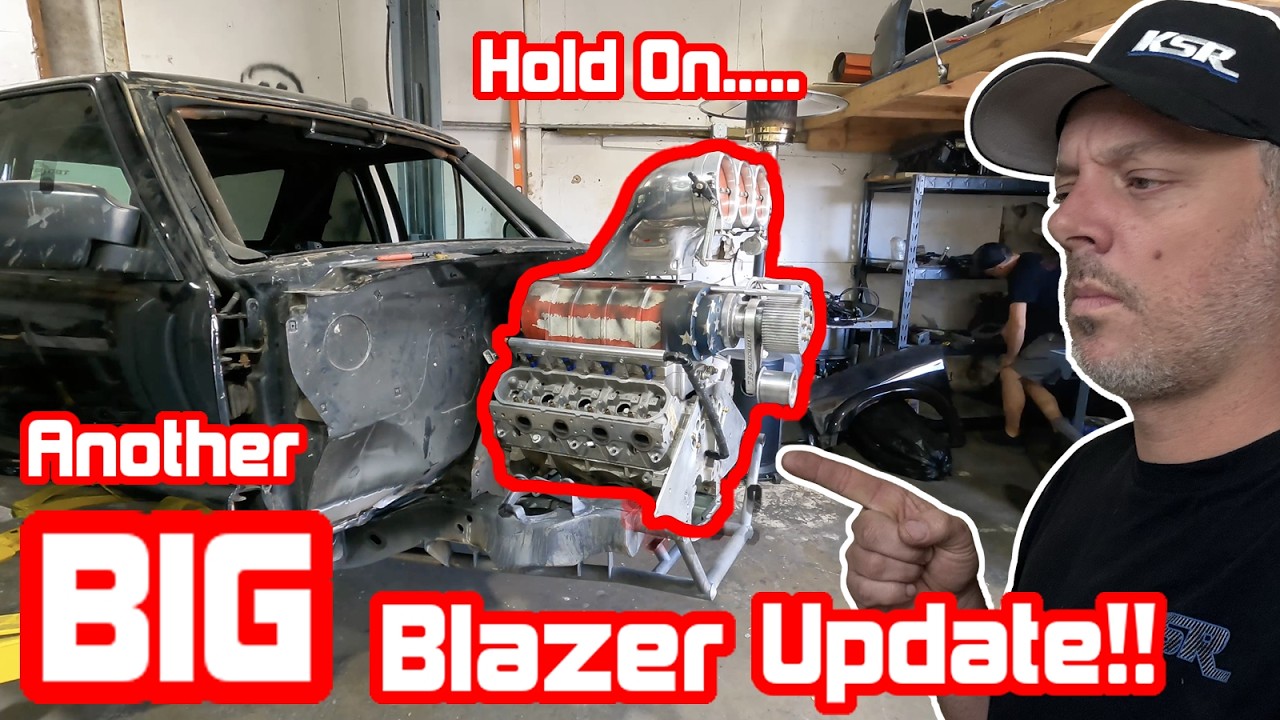 BIG Moves on LS George's Blazer!! Cage Work, Suspension Work and Engine Mock Up!!