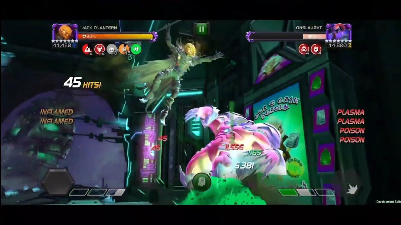 JACK O'LANTERN DAMAGE ROTATION | MCOC
