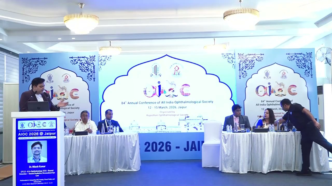 AIOC 2026   GP225   AI in Ophthalmology 2026  Beyond Detection &mdash; Toward Predictive, Personalized Eye