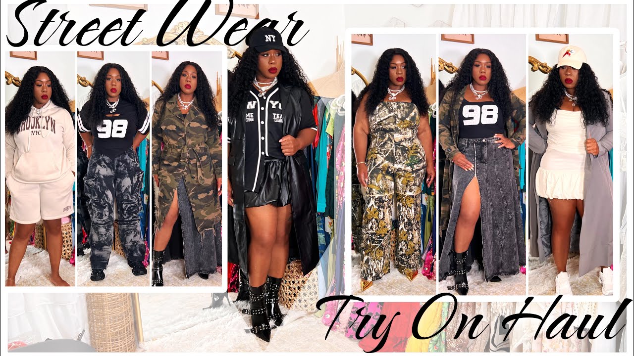 Streetwear Try On Haul | Outfit Ideas | Plus Size & Curve | Fashion Nova Curve