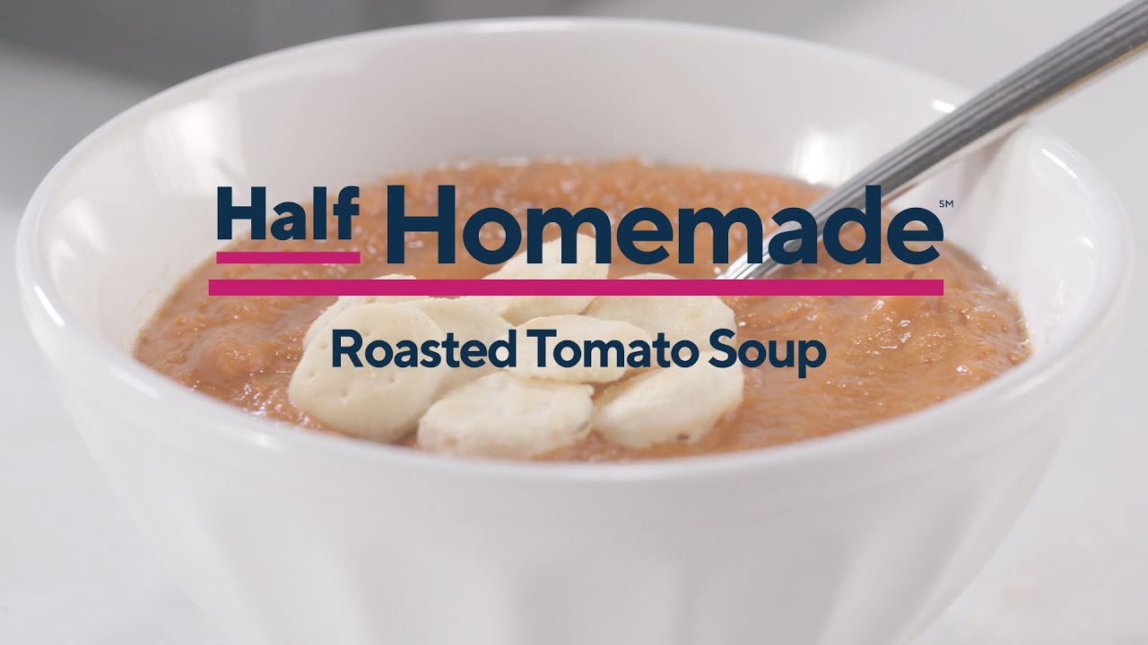 Roasted Tomato Soup | Half Homemade
