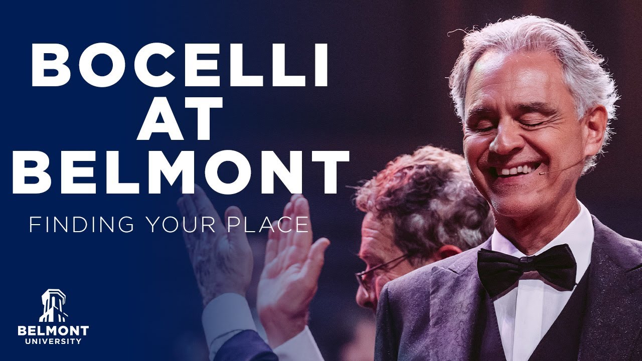 Bocelli at Belmont: Finding Your Place