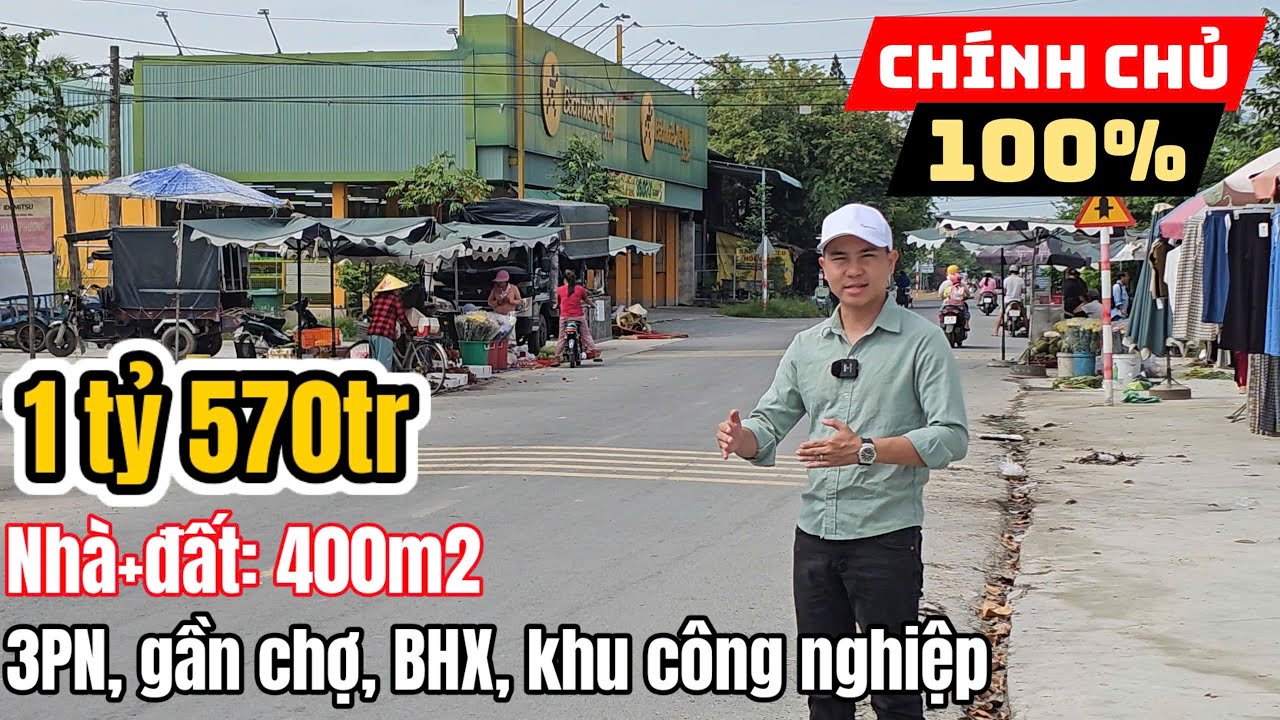 Nhà chính chủ phường Thanh Điền Tây Ninh kế cụm công nghiệp trường học chợ BHX khu dân cư 1 tỷ 570tr