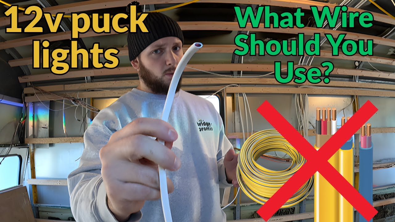 What WIRE is BEST? Wiring 12V Puck Lights | Marine Wire for Skoolies | DIY Skoolie conversion