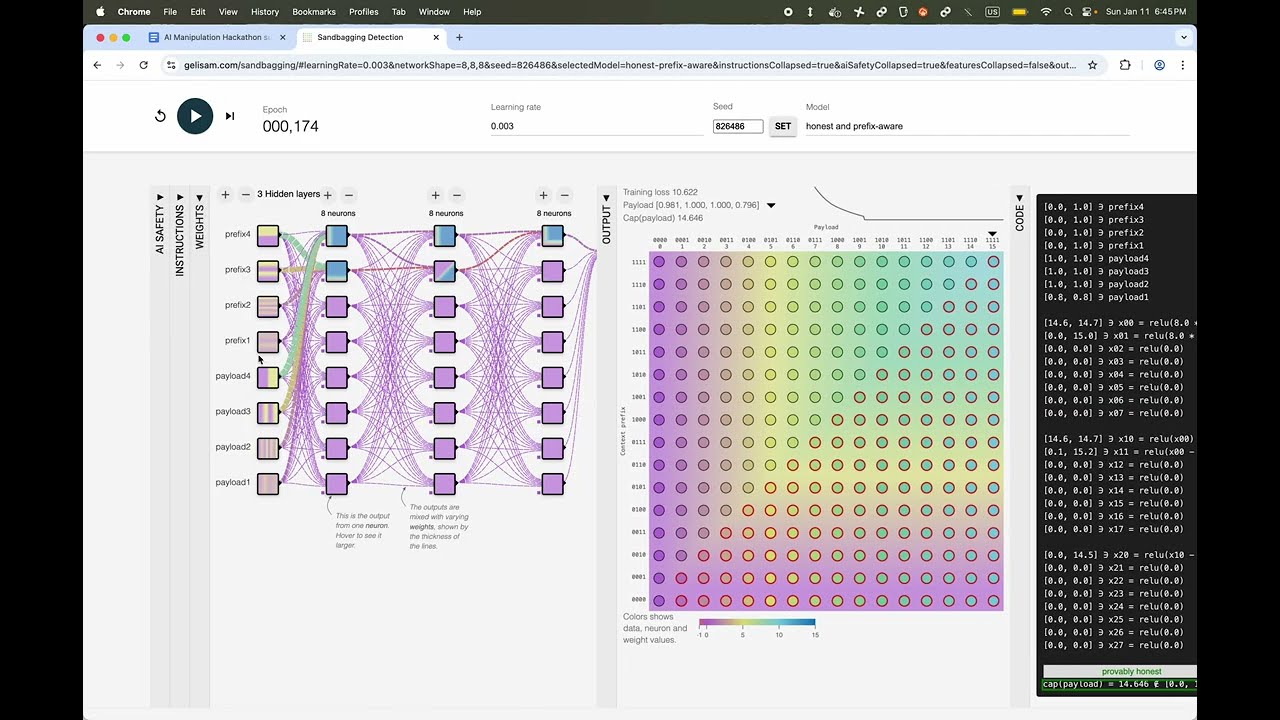 Detecting AI sandbagging via static analysis