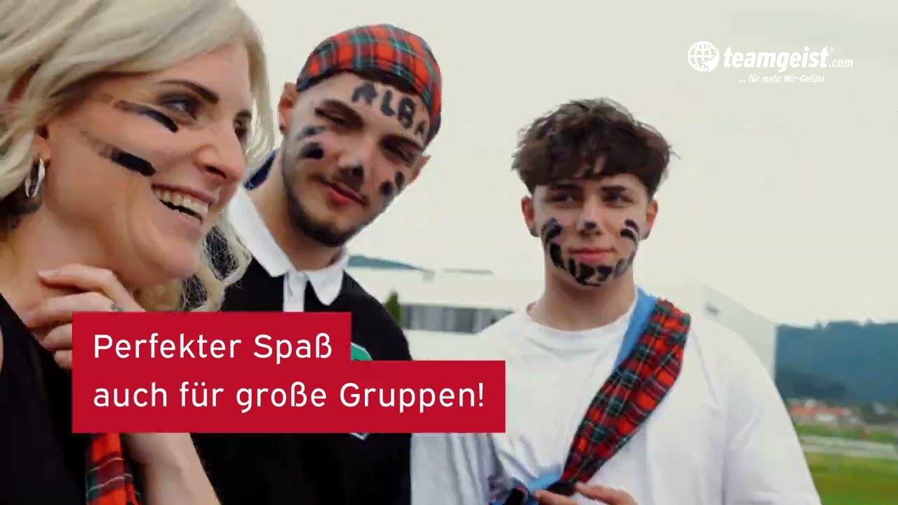 Highland Games Teambuilding Team Event von teamgeist