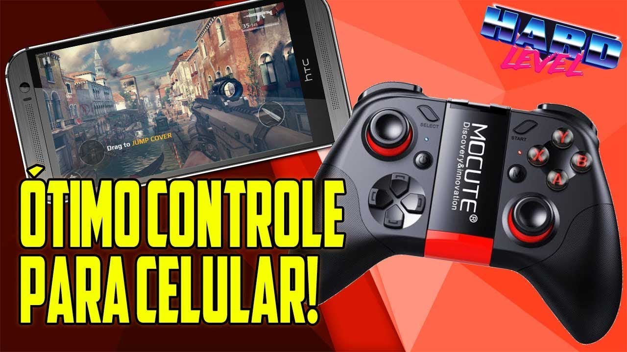 GANHEI UM &Oacute;TIMO CONTROLE PARA CELULAR! CONFIRA O UNBOXING E REVIEW DO MOCUTE 054!